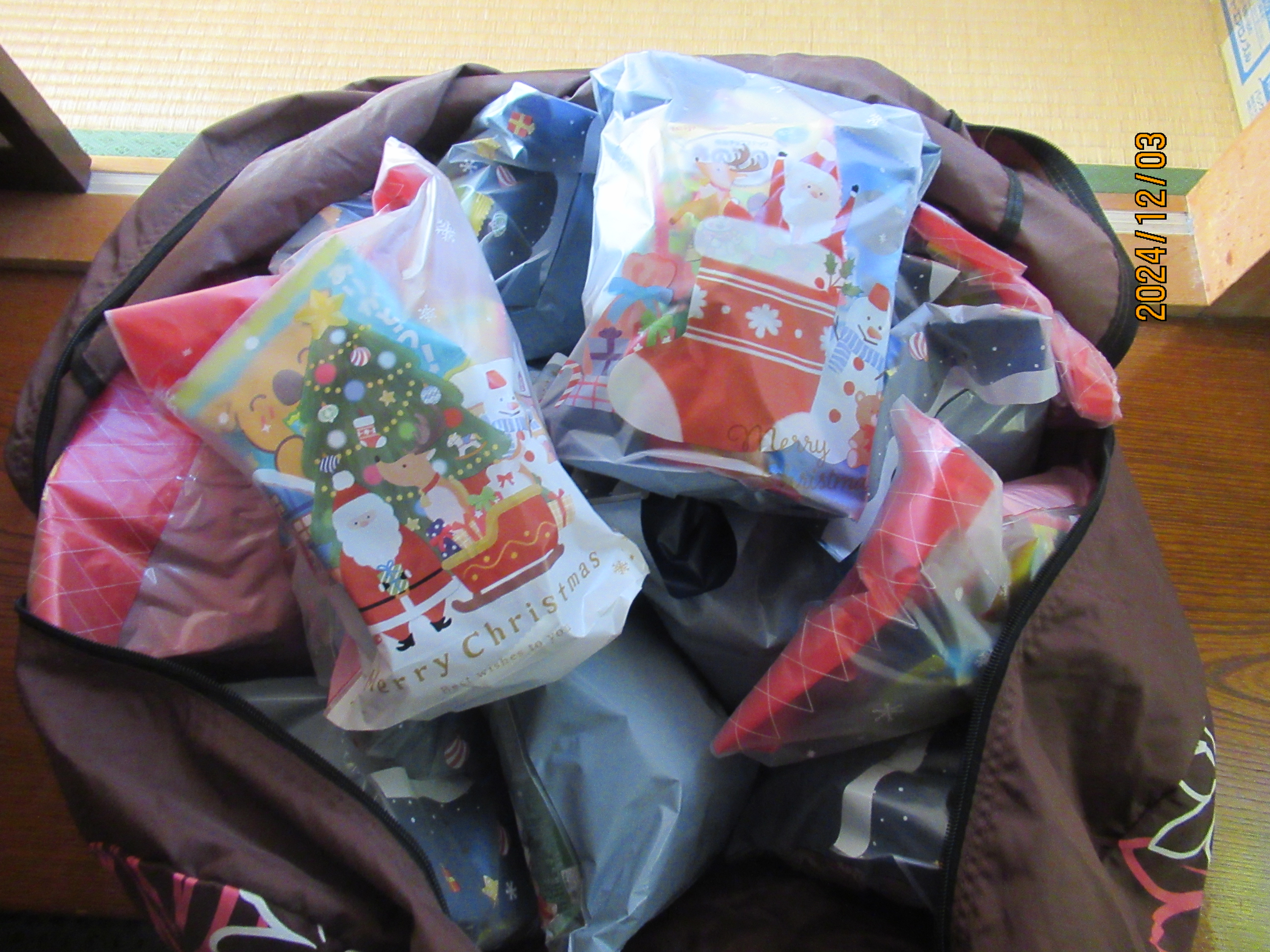 クリスマスプレゼントの写真
