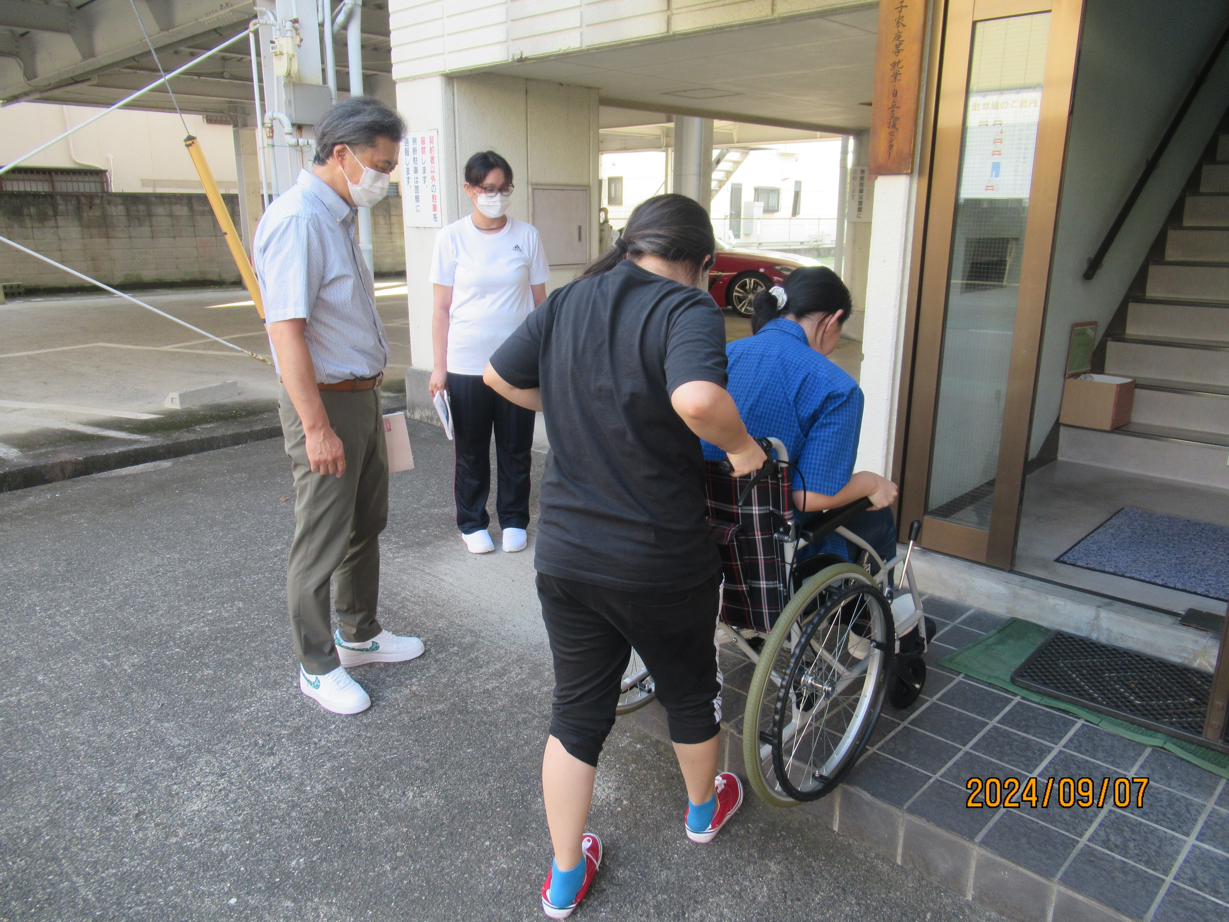 介護研修の様子の写真