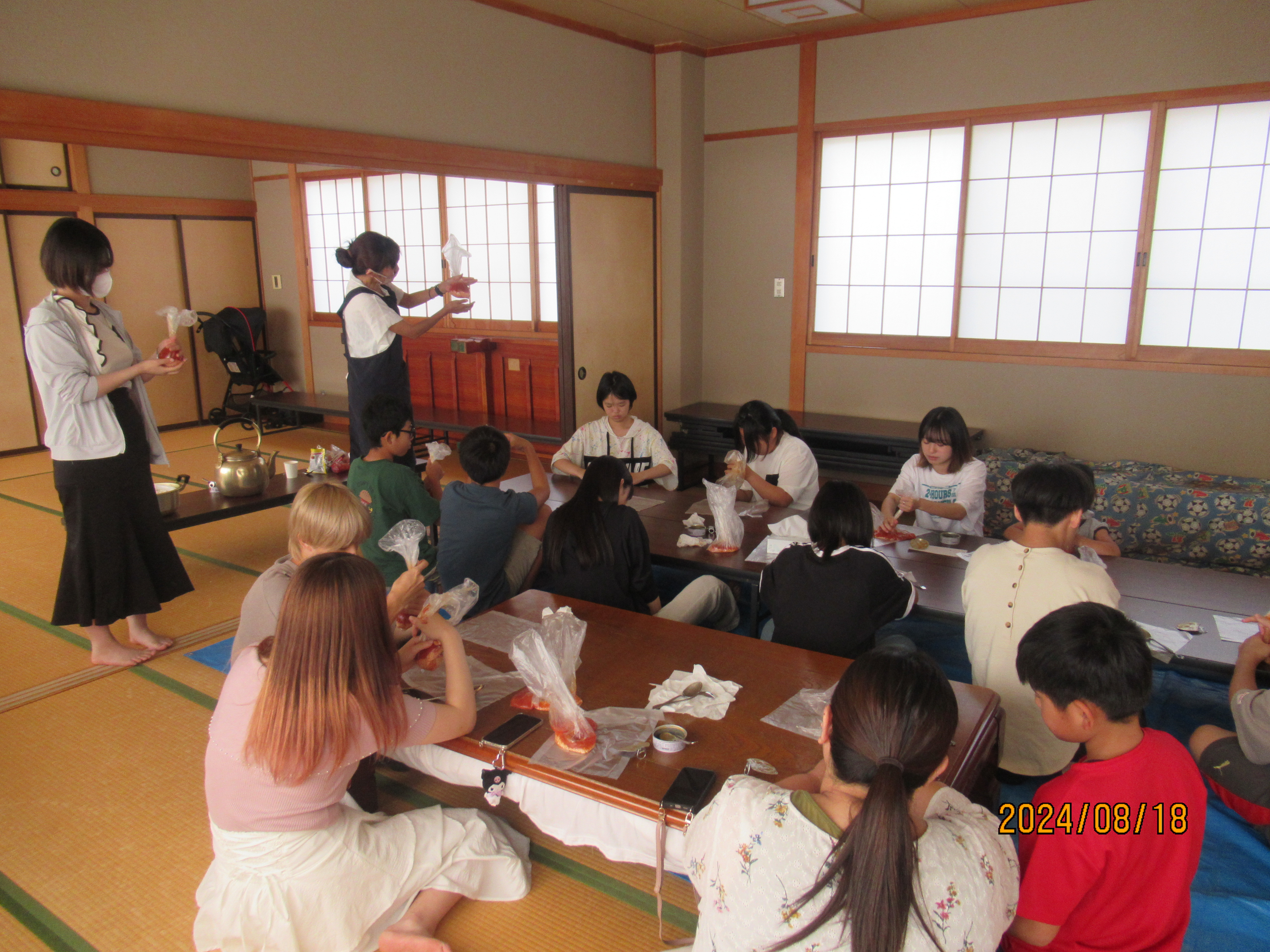 防災クッキングの写真